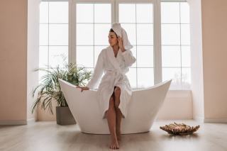 Bonnets de douche hôtellerie : charlotte de douche