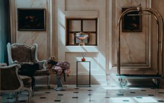 Porte valises hôtel : porte-bagages hôteliers pros