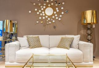 Coussin Erevan : coussin décoratif chambre hôtel luxe