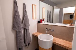 Porte-peignoir salle de bain 1 tête : hôtelier pro