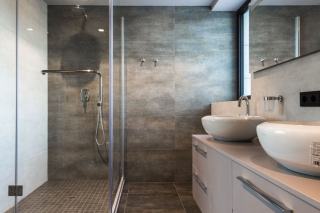 Meuble vasque ronde Newport : meuble SdB hôtelier design