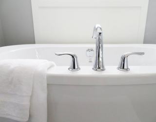 Meuble salle de bain 40 cm Alea : vasque compacte pour hôteliers