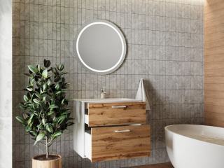 Miroir éclairant Kaly x3 : miroir salle de bain hôtel