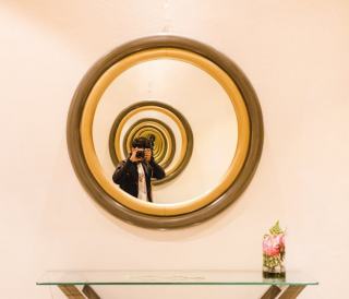 Miroir Round Wall Zuiver : miroir rond design hôtel