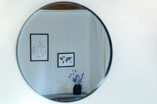 Miroir Round Wall Zuiver : miroir rond design hôtel