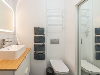 Poubelle salle de bain 5L Vick : poubelle SdB hôtel