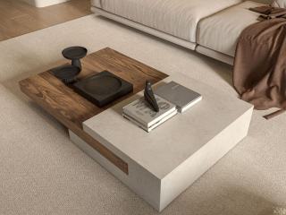 Table basse Carrie : mobilier hall accueil hôtelier